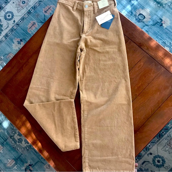 Universal Thread Tan Wide Leg High Rise Corduroy Pants - Picture 2 of 7